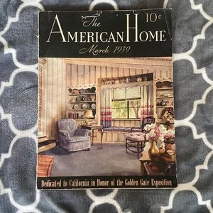 Vintage “The American Home” magazine March 1939 issue